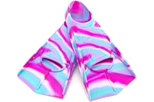 Gugmoy Limited Edition Swimming Training Fins,Comfortable Silicone Swim Fin for Swimming and Diving,Size Suitable Beginners Kids Girls Boys Adults