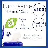AF Anti Static PC Cleaning Wipes 100 Wipes Tub For PC & Office Equipment view 2