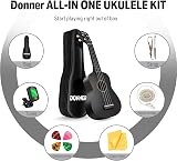 Donner Soprano Ukulele DMU-01 21 In Matte Macaron Bundle Kit Beginners view 6