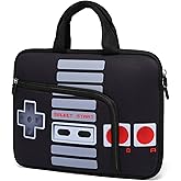 HAPLIVES 11.6" 12.2 inches Laptop Sleeve Chromebook Case Ultrabook Case Notebook Sleeve PC Messenger Bag Tablet Case Neoprene Handle Sleeve for Adult Men Women, Two Pockets (Games)