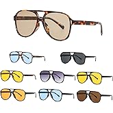 ENSARJOE 100-Pack Wholesale Retro Aviator Sunglasses - Bulk Resale Bundle Large Frame Classic 70s Style UV400 Protection