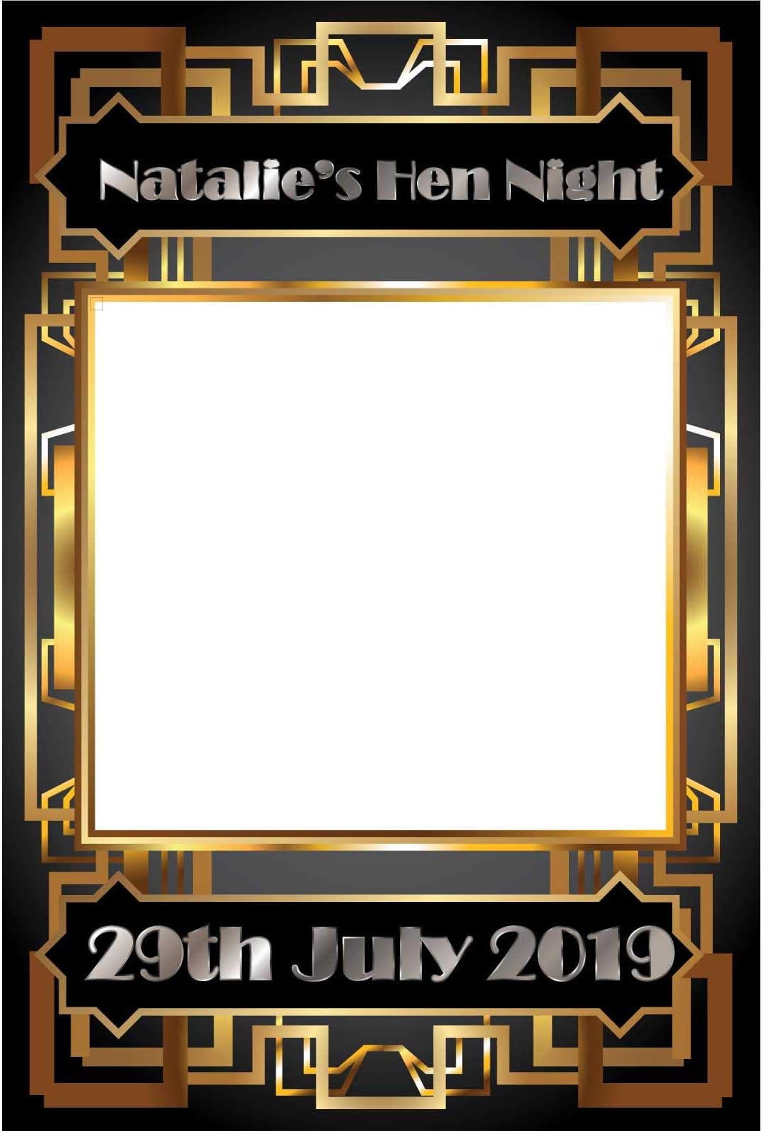 Selfie Frames Large A1 All Occasions Party Decoration Photo Booth Prop (Art Deco Gatsby/Hen Night)