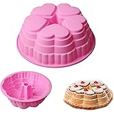 FantasyDay 9.5'' Love Heart Cake Mold Silicone Baking Molds Party Cake Bakeware for Your Birthday Dessert, Cake, Bread, Tart, Pie, Flan and More #5