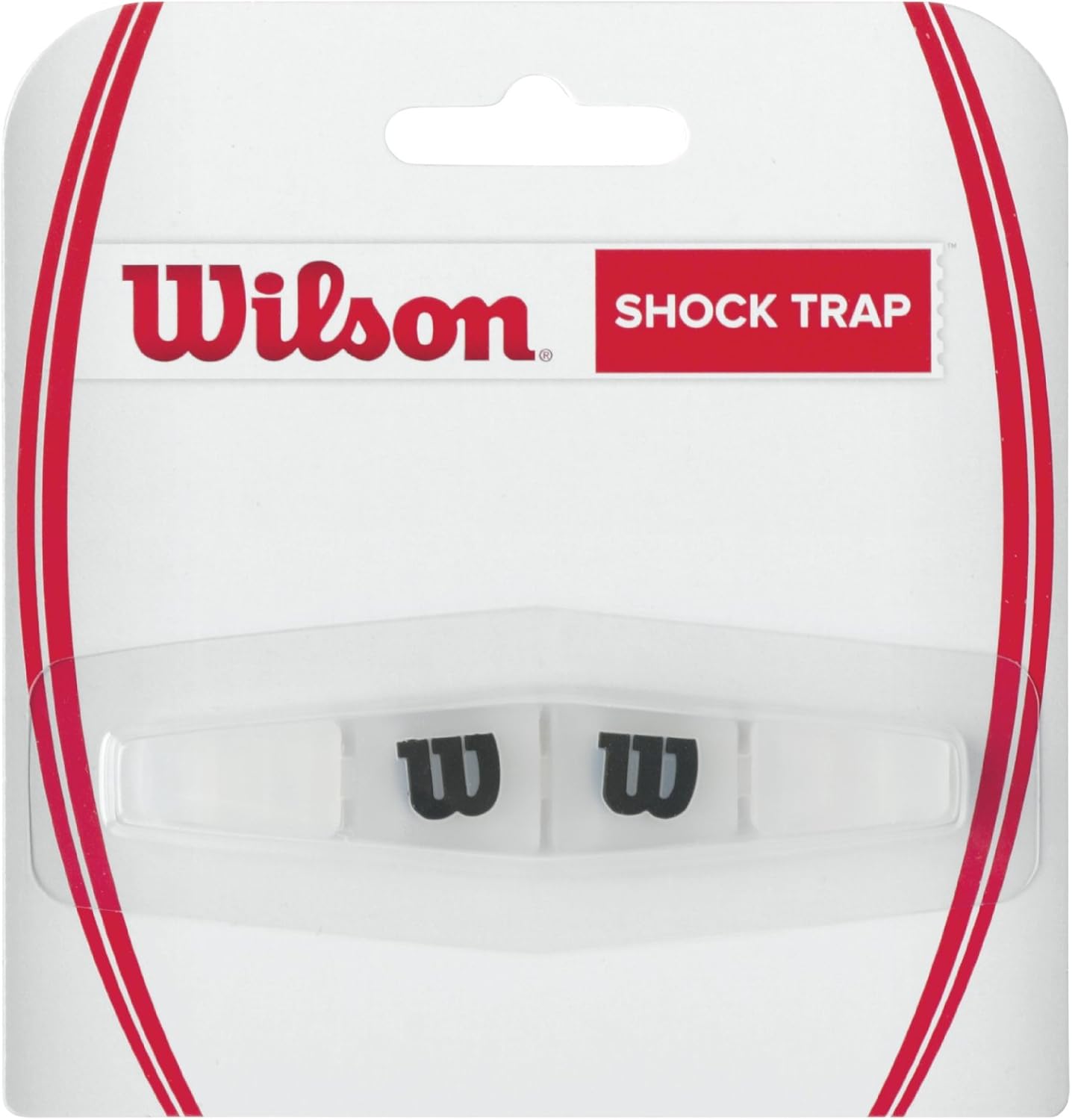 Wilson Shock Trap Tennis Vibration Dampener, Clear : Sports & Outdoors