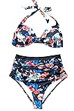 CUPSHE Women's Faint Fragrance Printing