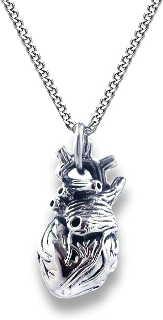 Real human heart pendant jewelry 