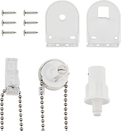 kit de piezas de repuesto para cortinas enrollables 25 mm con soportes de metal