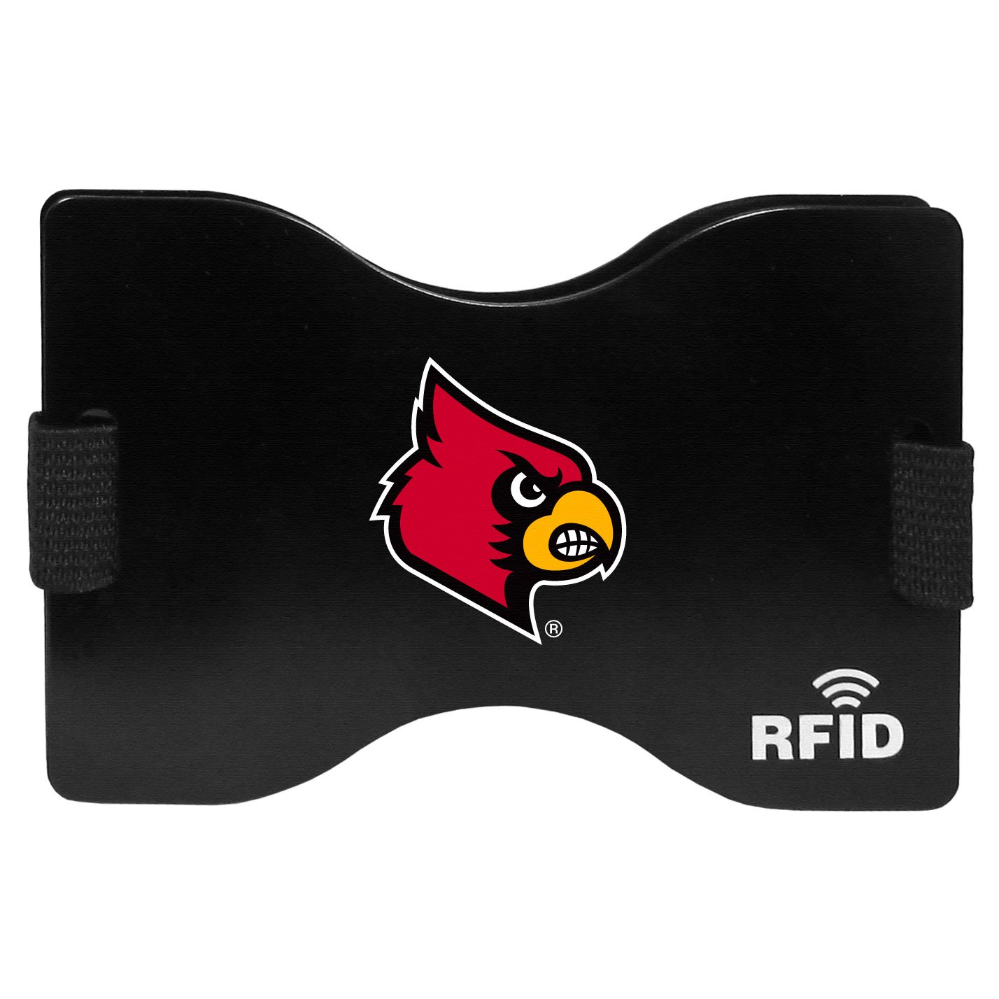 Siskiyou NCAA Louisville Cardinals Unisex SportsRFID Wallet, Black, One Size