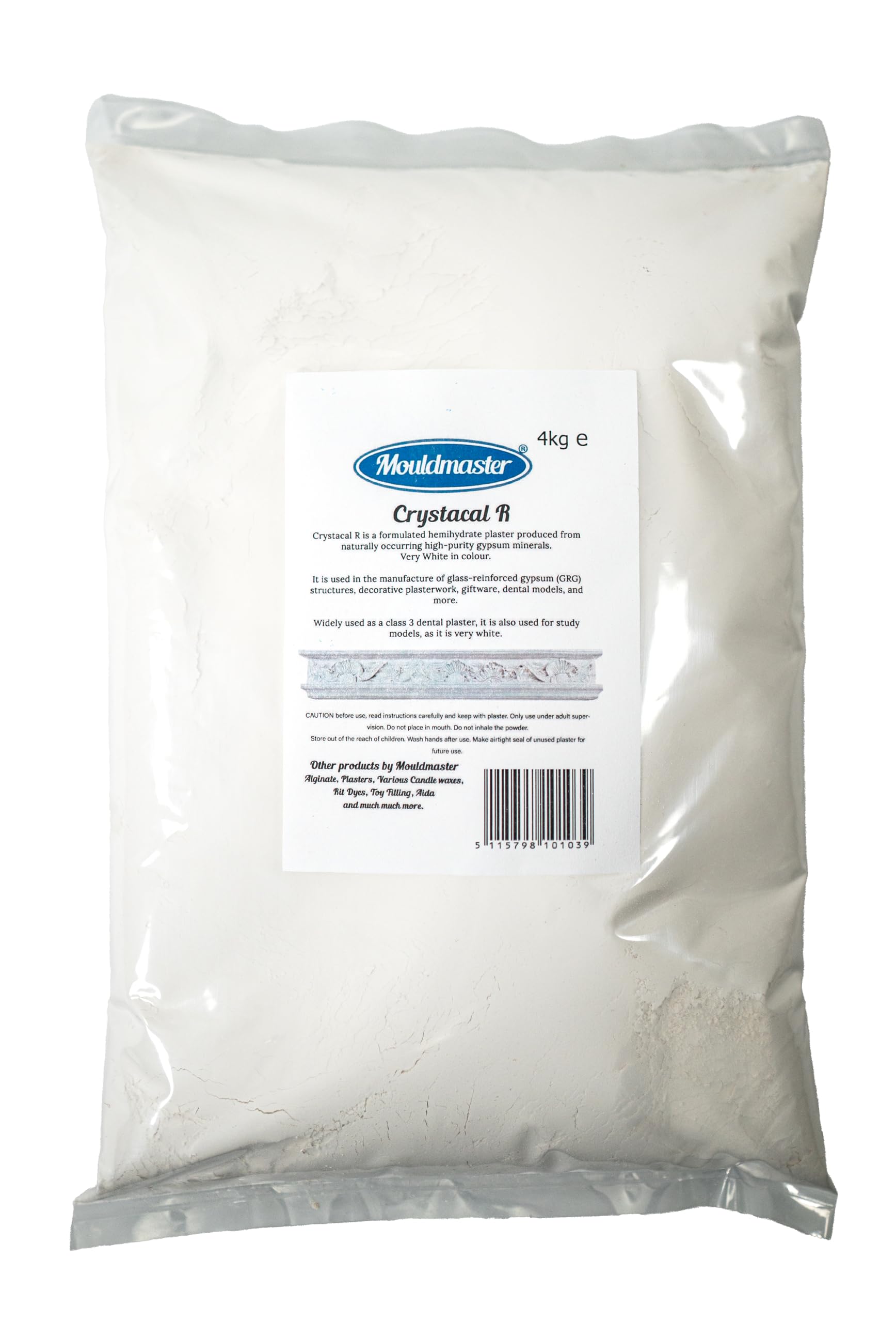 Crystacal R High Strength Plaster, White, 4 kg โ image 1