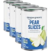 Amazon Grocery, Pear Slices, 15 Oz (Pack of 4)