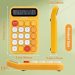 M&G Desktop Calculator 12 Digit Mechanical Switch