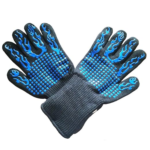 Lecimo Guantes Profesionales para Barbacoa Guantes De Silicona ...