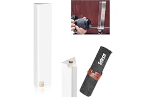 Meking Photography Prism with Microfiber Cleaning Cloth, Optical Glass Triangular Prism, Portable 5.12 Inch Crystal Rainbow Prism for Photos and Teaching Light Spectrum 1