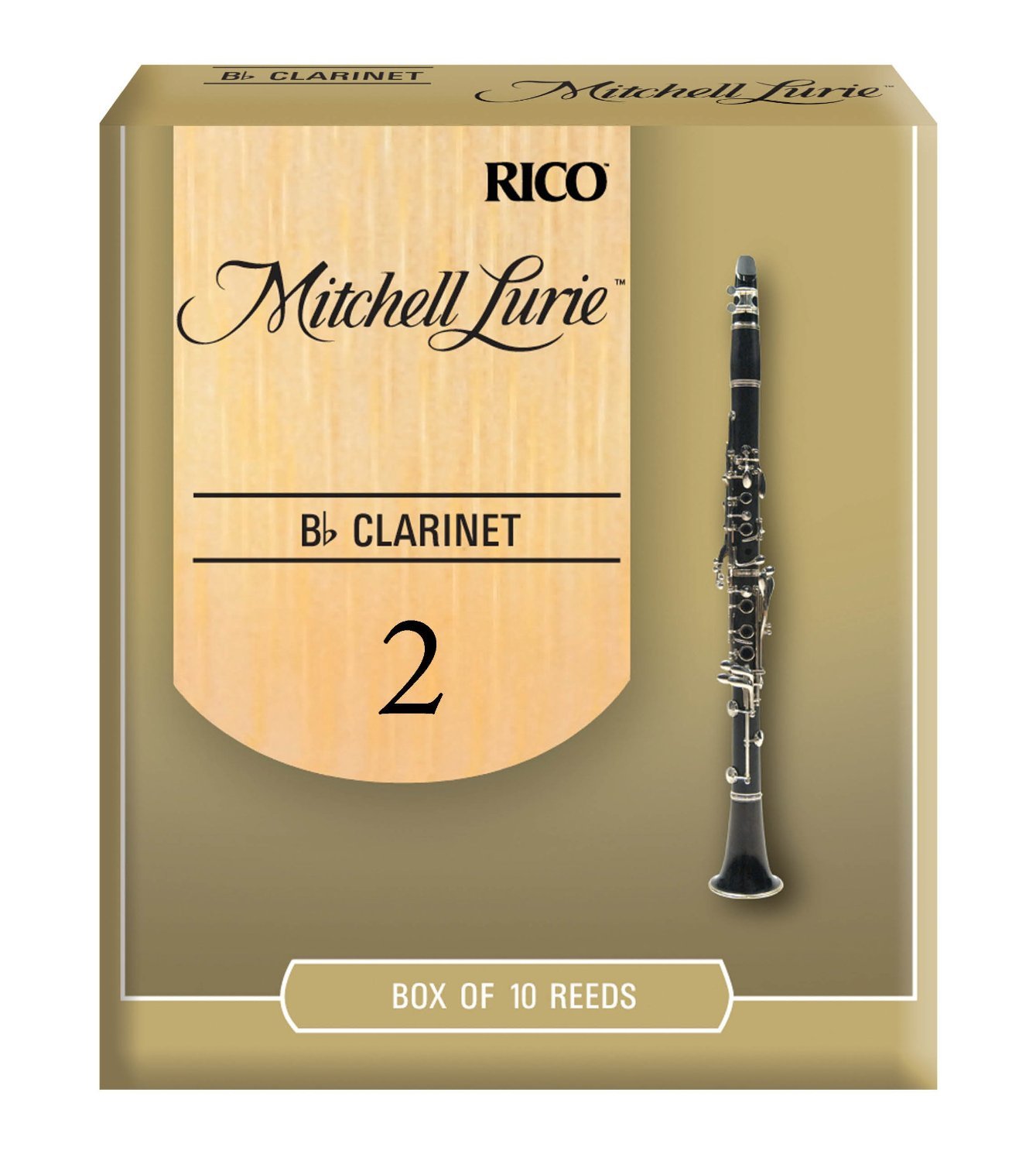 Rico Mitchell Lurie 2.0 Strength Reeds for Bb (Pack of 10