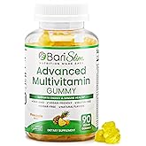 BariSlim Advanced Bariatric Multivitamin Gummies - Specially Formulated Bariatric Vitamins for Patients After Weight Loss Surgery - Supports Energy & Immune Health | Pineapple (90 Vegan Gummies)