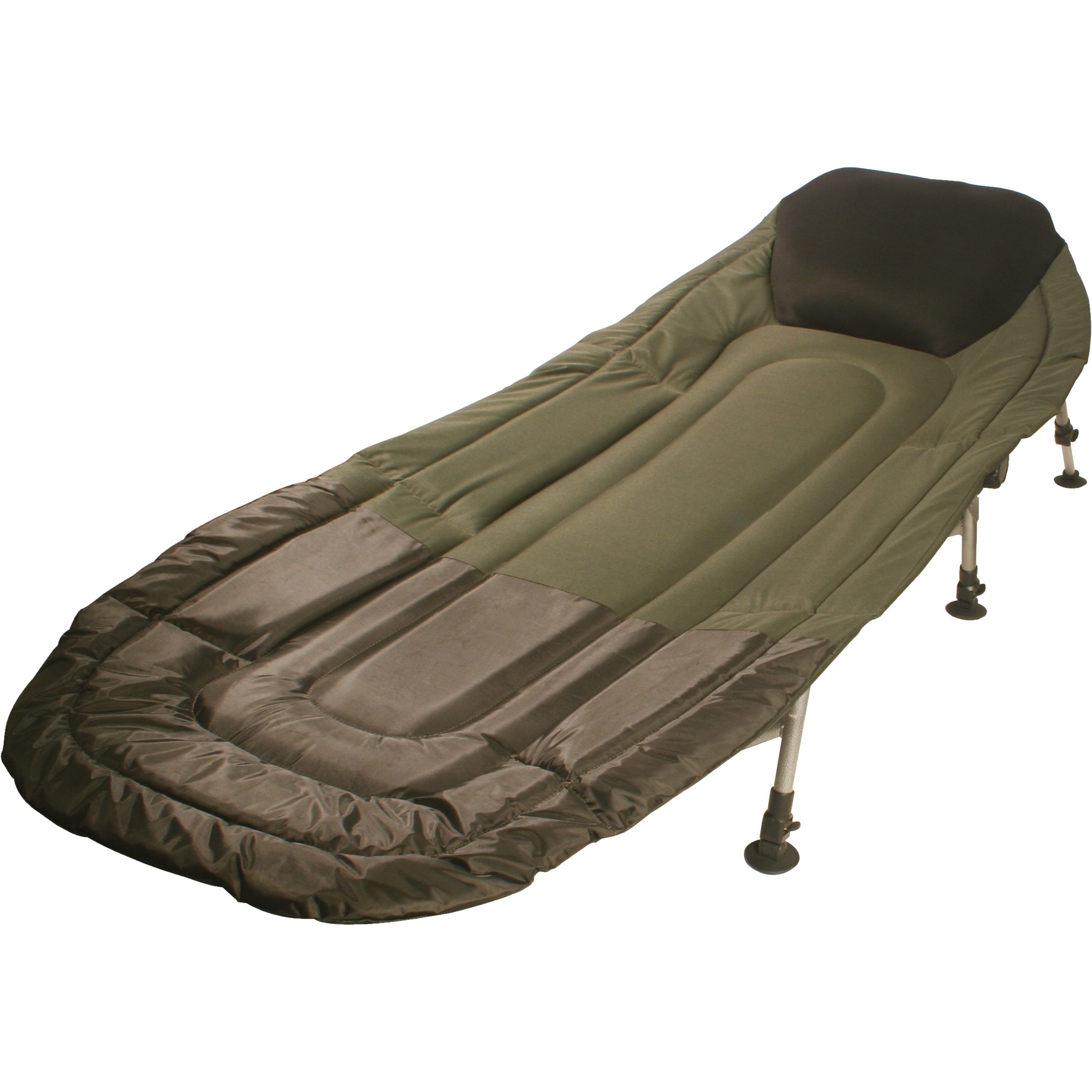 NGT BED CHAIR 6 LEG 2 Man Fortress 3 Rib Bivvy with Hood NGT Carp