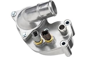 MID VALLEY Aluminum Thermostat Housing Assembly 4L5Z-8592-AA for Ford Explorer 2000-2001 for Explorer Sport Trac 2001-2005 for Ranger 2001-2011 for Mazda B4000 2001-2008 for Mercury Mountaineer 2000-2001 RH144