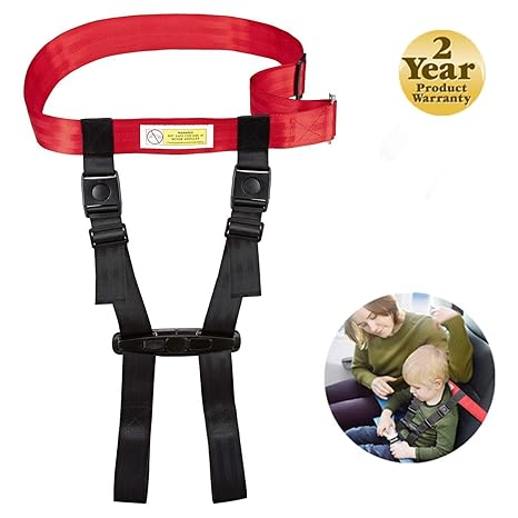 KEQAR Sicherheitsgurt Für Esszimmerstühle - Klappbarer Babysitzgurt Gelb