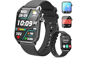 TRAUSI Smart Watches for Women Men, 1.83" HD Smartwatch with 120 Sports Modes, IP67 Waterproof, Bluetooth Call and Music Control;Heart Rate and Sleep Monitor (Black)5.0 out of 5 stars 3132 offers from $217.79