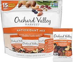 Orchard Valley Harvest Antioxidant Mix, 1 Ounce Bags (Pack of 15), Almonds, Cranberries, Blueberries, Cashews, and Pepitas, N