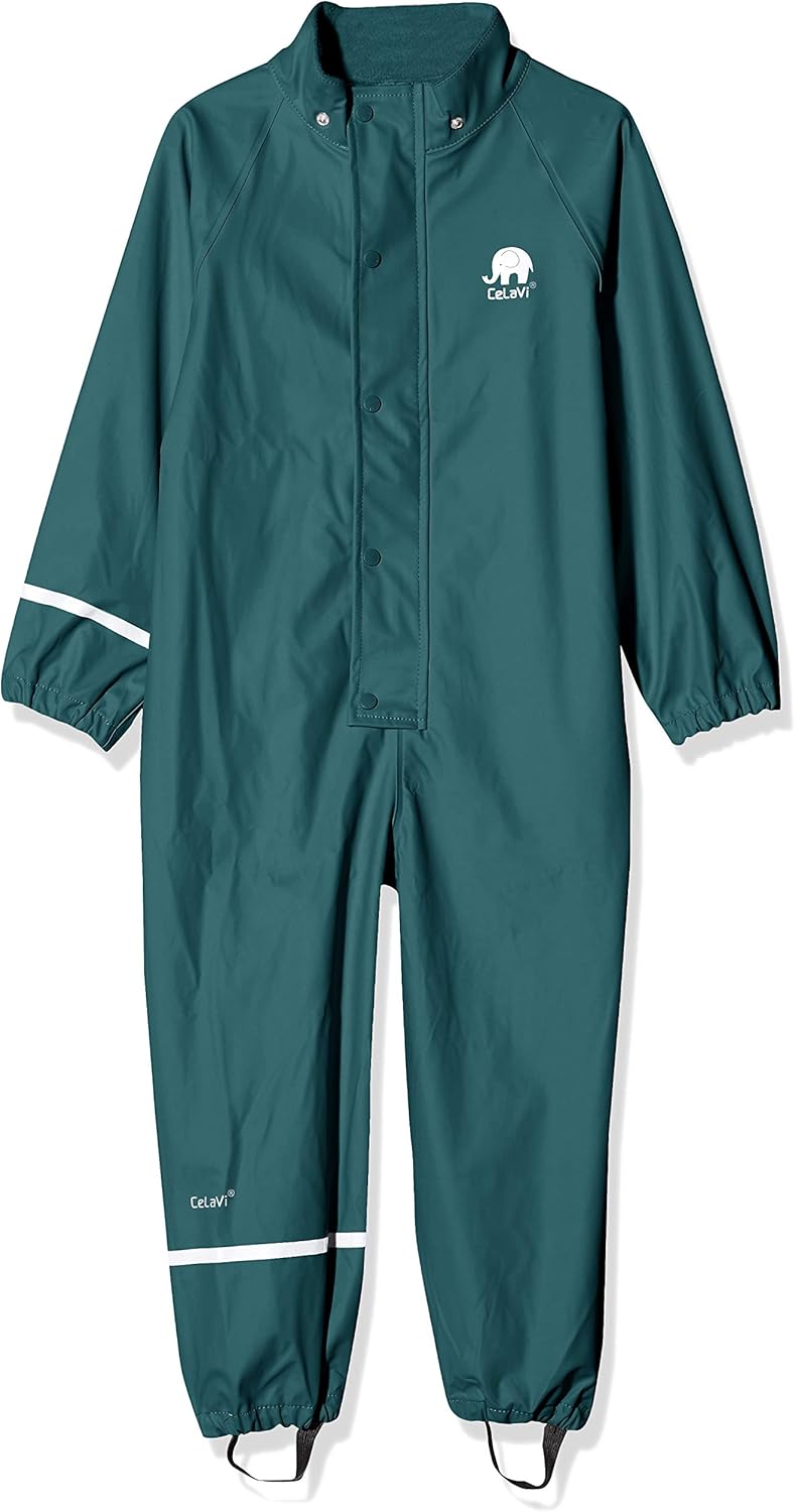 CeLaVi Jungen Regenanzug Einteilig in Vier Farben Regenjacke