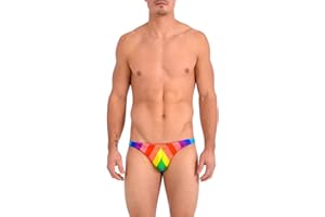 Gary Majdell Sport Men's USA Ultra Greek Bikini Freedom Swimsuit with Contour Pouch