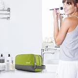 Gonex Men Toiletry Bag with Strap Sport Style Repellent Showerproof Nylon Green view 8