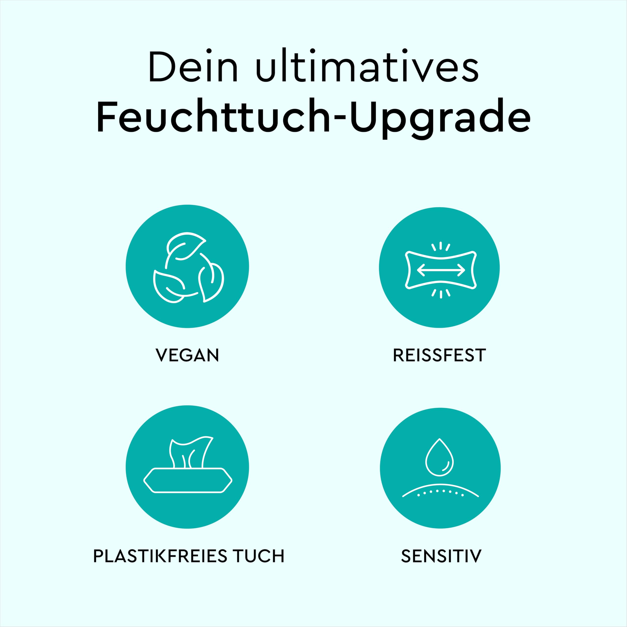 LILLYDOO Feuchttücher mit Präbiotika, 600 Stück (10 x 60), zur Stärkung der natürlichen Hautbarriere, 100% plastikfreies Tuch - sanft & ohne Parfüme, Dermatologisch getestet 4
