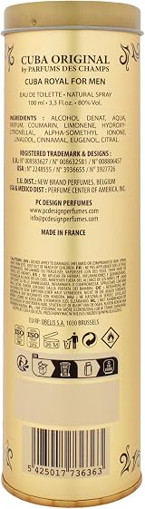 Cuba Paris Cuba Royal Homme EDT 100 ml for Men view 5