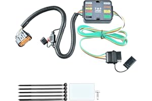 SPORDA 56420 Vehicle-Side Custom 4-Pin Trailer Wiring Harness,fits for Hyundai Palisade, Santa Fe, Kia Telluride (56420)