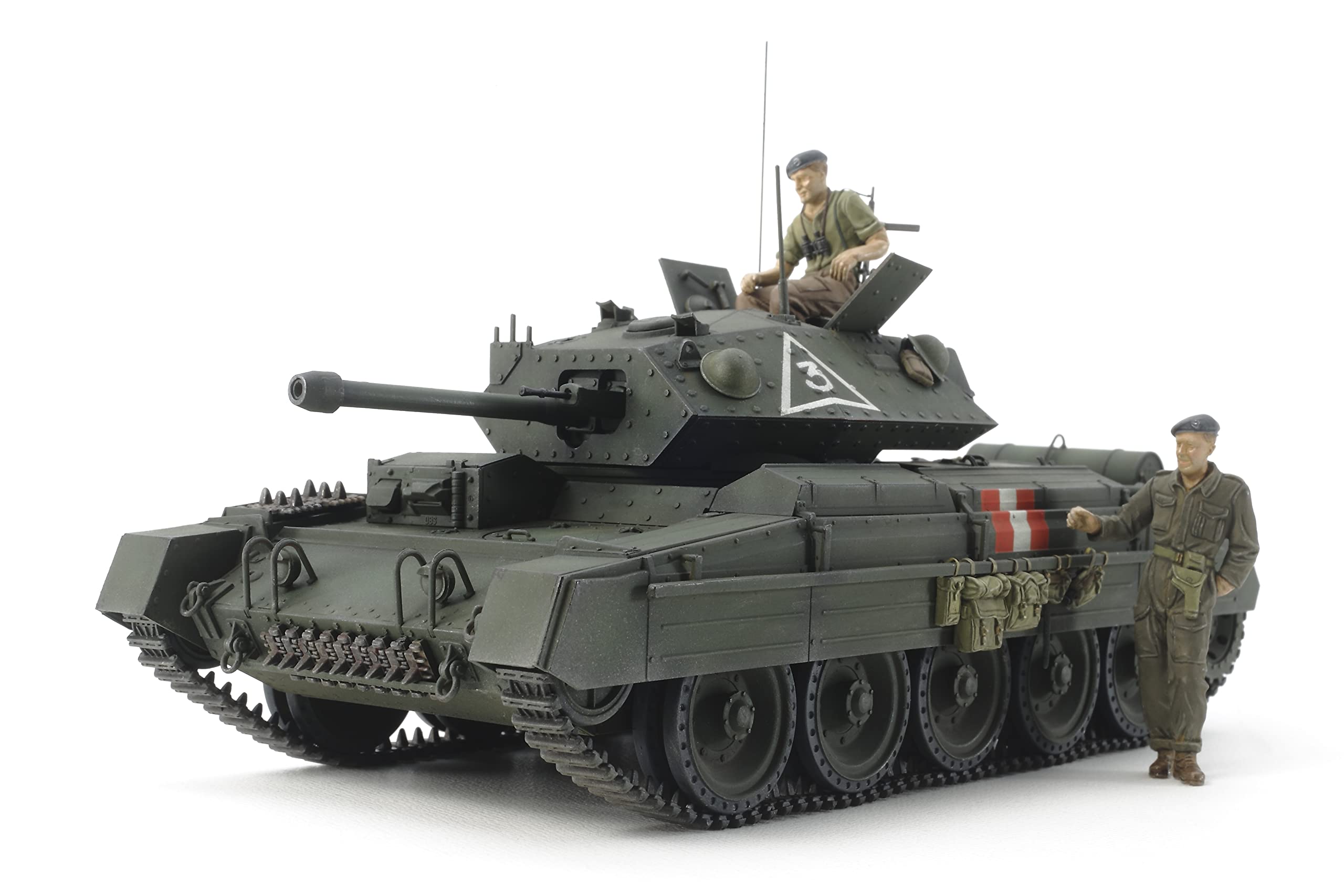 TAMIYA 37025 37025-1:35 British Cusader Mk.III Med. Tank, Faithful Replica, Plastic Kit, Crafts, Model Kit, Assembly, Unpainted