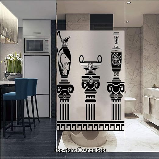 Amazon Com Window Films Privacy Decorative Set Of Hellenic Vases