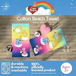 Franco Care Bears Rainbow Kids Super Soft Cotton
