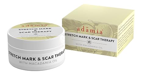 Adamia Stretch Mark And Scar Therapy With Macadamia Nut Oil, 3.4 Ounce (796433229667)