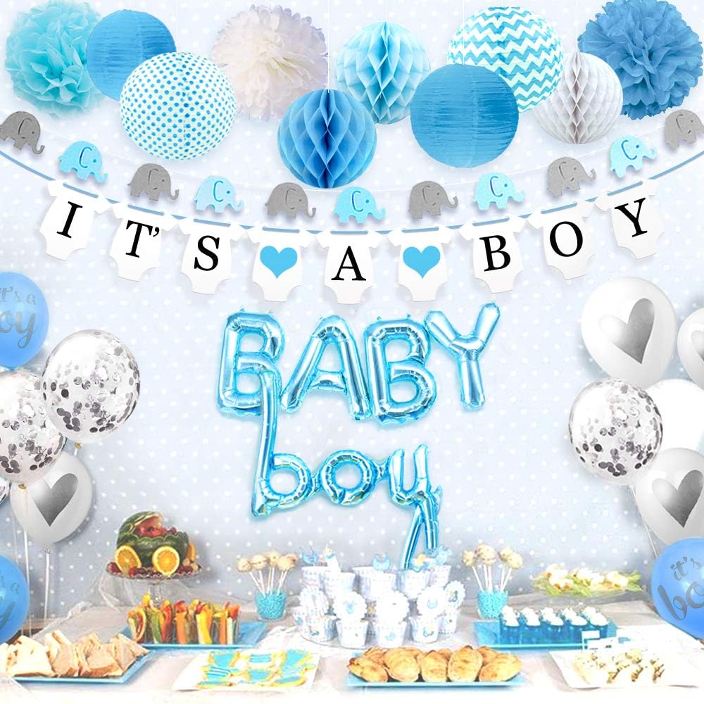 it's a boy baby shower decorations