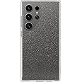 OtterBox Samsung Galaxy S24 Ultra Symmetry Series Clear Case - STARDUST (Clear/Glitter), ultra-sleek, wireless charging compatible, raised edges protect camera & screen