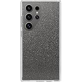 OtterBox Samsung Galaxy S24 Ultra Symmetry Series Clear Case - STARDUST (Clear/Glitter), ultra-sleek, wireless charging compatible, raised edges protect camera & screen