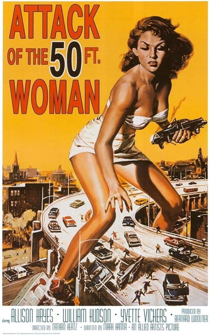 Attack of the 50 ft Woman Poster 24 x 36in