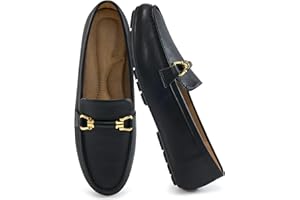 Judxsious Loafers Womens Classic Slip On Driving Penny-Loafers Casual Women's Moccasins Business Walking Shoes for Woman