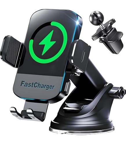 Car Mount for Unihertz Titan (Car Mount by BoxWave) - Mobile HandGrip Car Mount, Finger Grip Mobile Car Mount Stand for Unihertz Titan - Metallic Silver