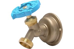 SharkBite 1/2 x 3/4 Inch MHT 45 Degree Hose Bibb, Multi Turn, Push to Connect Brass Plumbing Fitting, PEX Pipe, Copper, CPVC,