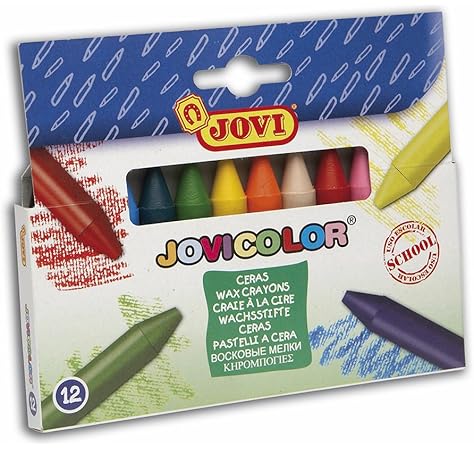 Jovicolor 980 - Ceras, caja de 12 unidades: Amazon.es: Oficina y papelería