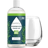 Puracy Dishwasher Rinse Aid Cleaner - Spot &amp; Residue Free, Dishwasher Drying Agent - Must Haves from TikTok Made Me Buy It (Lemongrass, 12 Oz)
