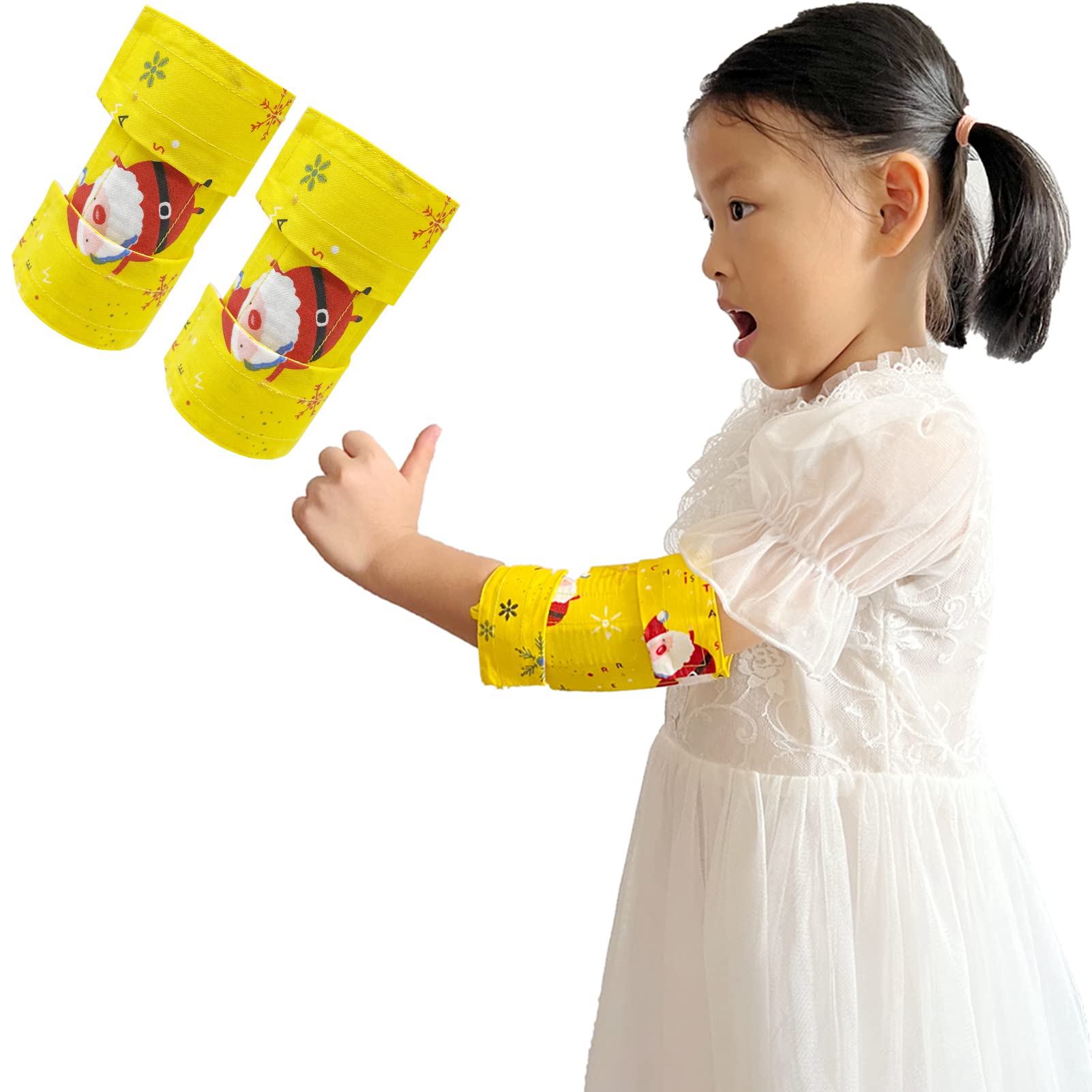 Thumb Sucking Stop for Kids (Age 1-7) Stop Finger Sucking Prevent Hand-to-FACE Habits Thumb Guard for Toddlers and Kids Thumb Sucking Glove (Small(2pcs))