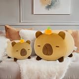 Mewaii 8 Inch Cute Capybara Plush Pillow Kawaii Squishy Toy view 2