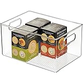 iDesign Recycled Plastic Pantry Storage Bin – Linus Collection - Clear