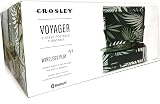 Crosley Voyager Designer Portable Turntable Botanial Green Bluetooth 3 Speeds view 5
