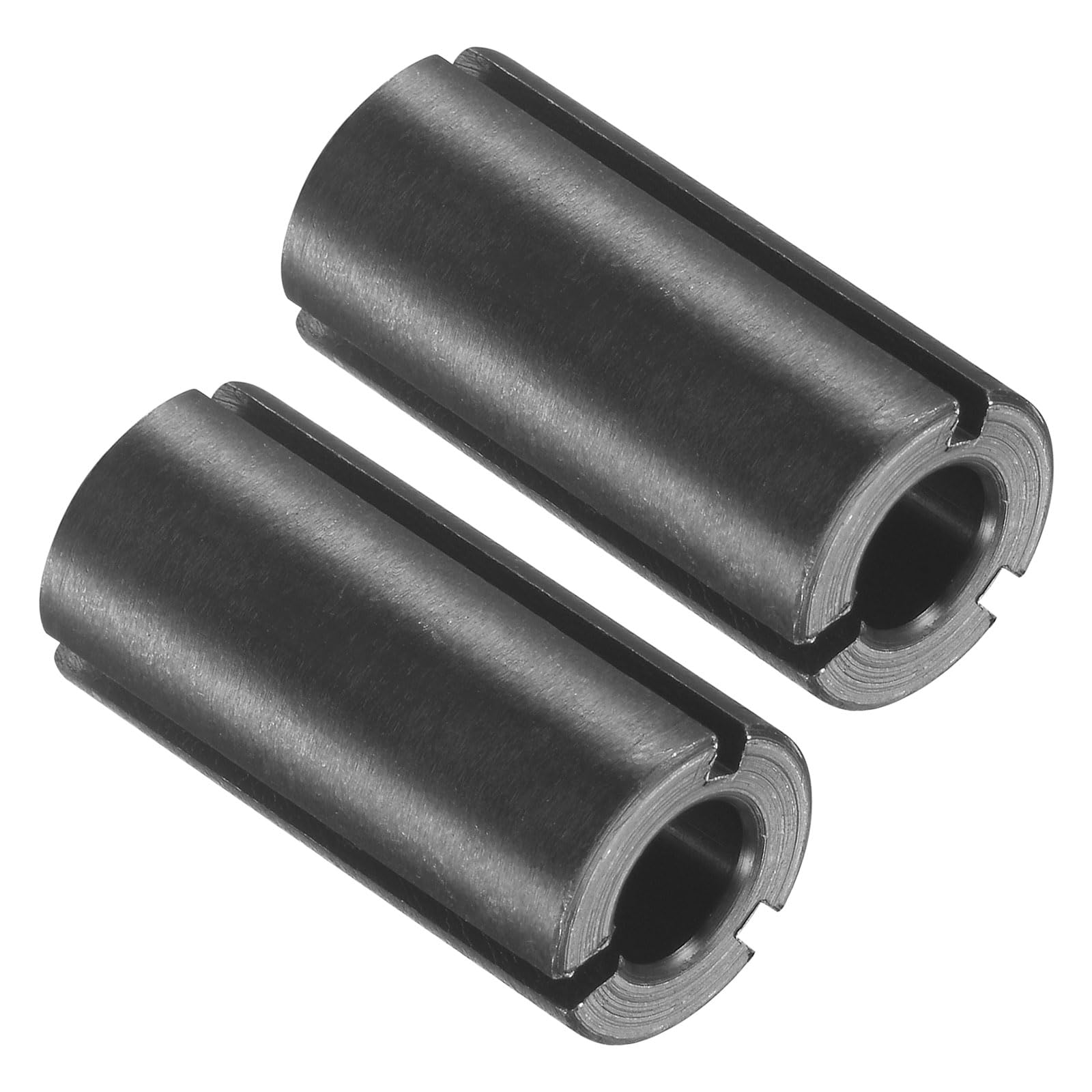 CoCud Router Collet Driver Adapter, 12.7mm to 6.35mm 1/2" Outer Dia, Lathe CNC Milling Bit Shank Carving Machine - (Applications: for Wood and Metal Milling), 2-Pieces