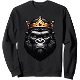 Silverback Gorilla King Sweatshirt