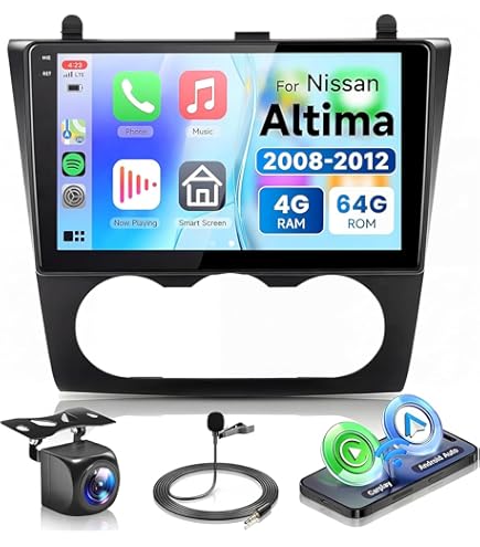 Amazon.com: 8Core 4+64G Car Stereo for Nissan Altima 2008-2012